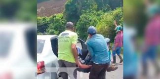 Trágico choque en Jinotega": Motociclista lucha por sobrevivir del accidente