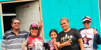 Foto: En residencial Camino del Río en Managua, la municipalidad entregó 272 casas, dando respuesta a la demanda de los habitantes/ TN8