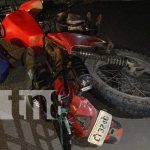 Foto: Grave colisión de motociclista con Jeep en Juigalpa / TN8