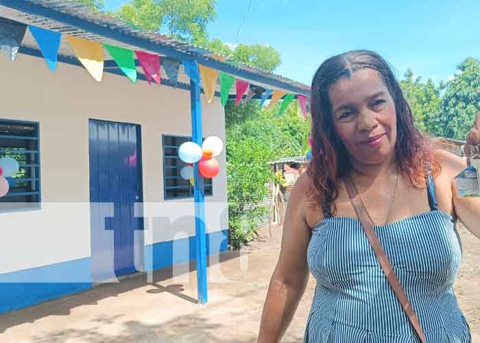 Alcaldía de Managua entregó una vivienda en el Barrio Anexo Valle Dorado, D-II