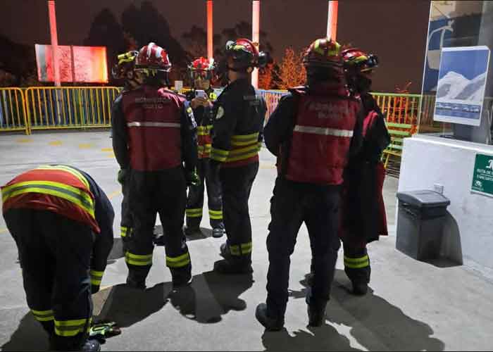 Foto: Rescate audaz: 74 personas atrapadas en el teleférico de Quito (Ecuador) / Cortesía 