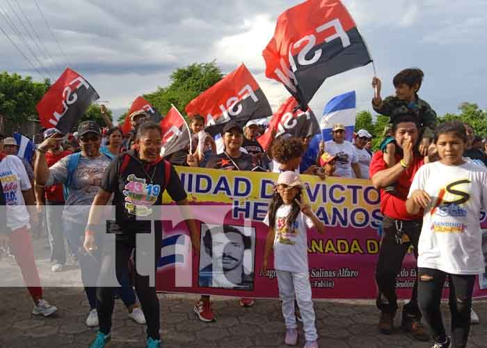 Foto: Matagalpa, Granada y Ometepe realizan caminata rumbo al 44/19 / TN8