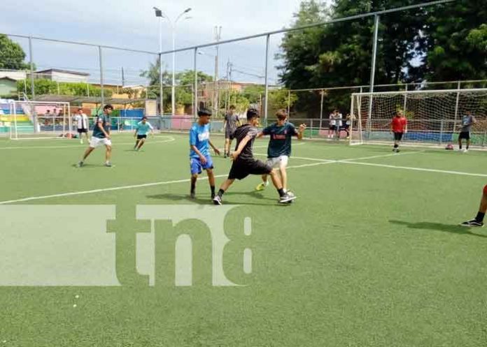 Inician competencias de fútbol Sala como parte Juegos Juveniles Managua 2023
