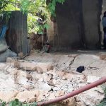 Alcaldesa visita a afectados por colapso de vivienda en Ocotal