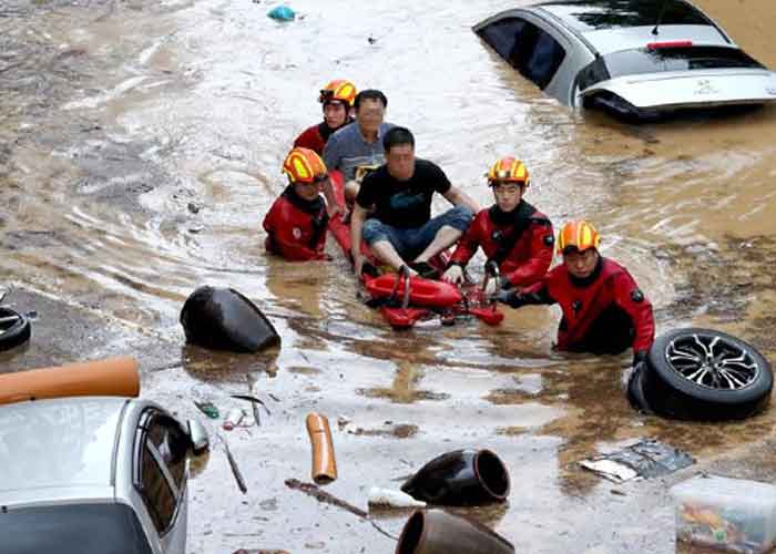 Foto: 37 muertos y 9 desaparecidos por lluvias en Corea del Sur / Cortesía 