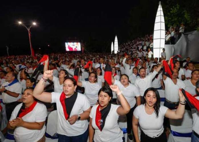 Foto: Amigos de Nicaragua saludan 44 años del Triunfo de la Revolución Sandinista / TN8