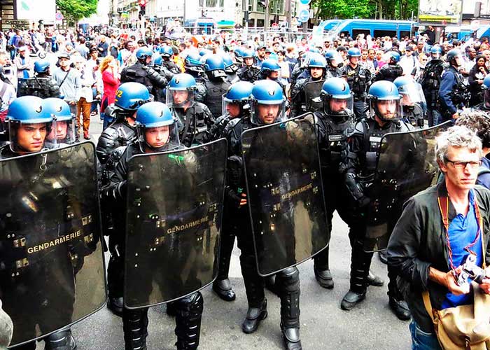 Foto: Francia «a la espera » de gran despliegue policial en la fiesta nacional, como parte de las medidas preventivas ante un hecho inesperado / Cortesía 