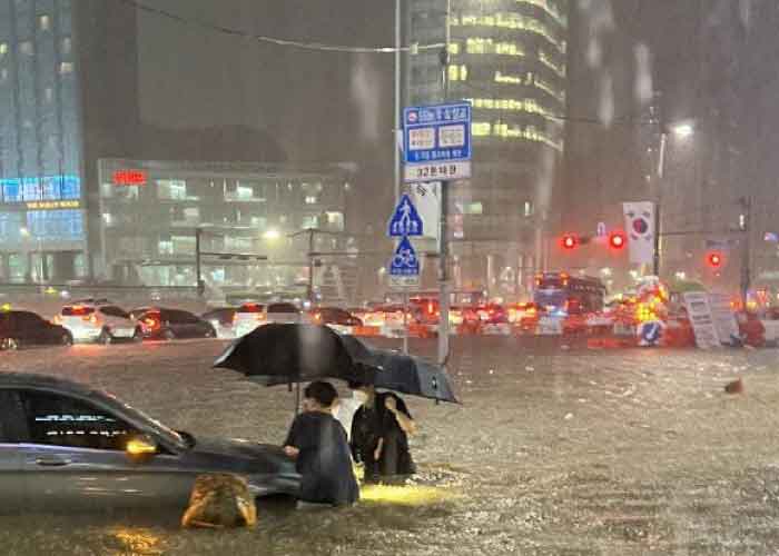 Foto: 37 muertos y 9 desaparecidos por lluvias en Corea del Sur / Cortesía 