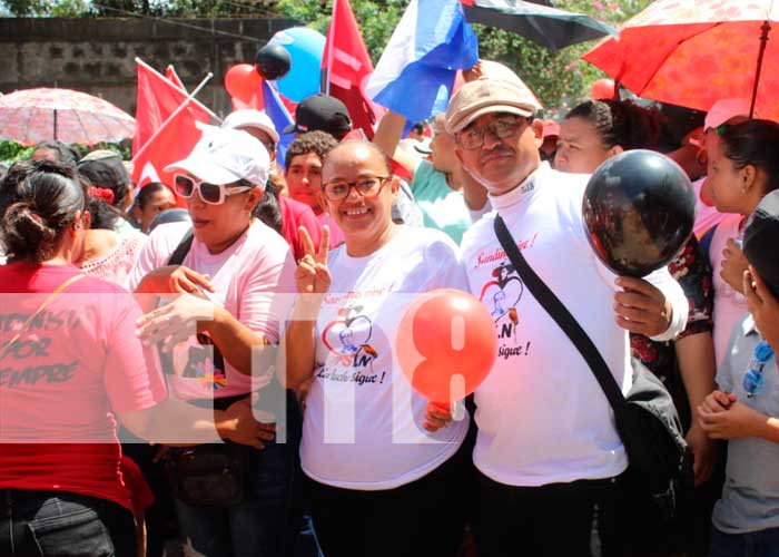 Foto: Lugareños de Nandaime salieron a las calles a festejar 44//19 aniversario de la Revolución Popular Sandinista /TN8