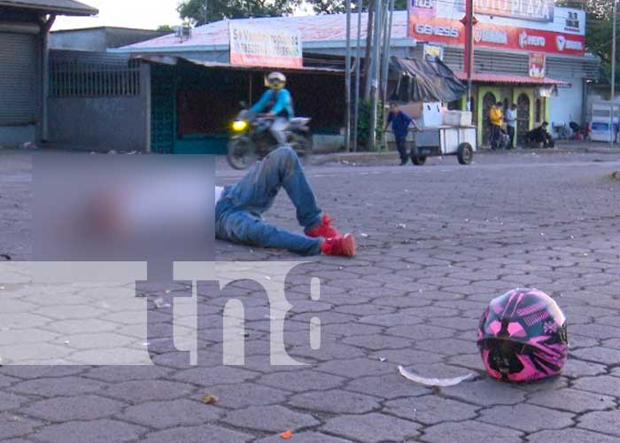 Por irresponsable queda tendido en calles de Managua