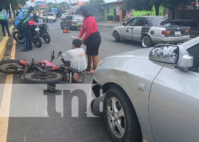 Foto: Accidente de tránsito en Carretera Norte, Managua / TN8
