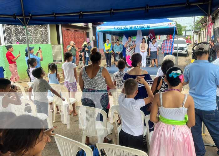 Foto: Nuevas calles para el barrio Julio Buitrago, Managua / TN8