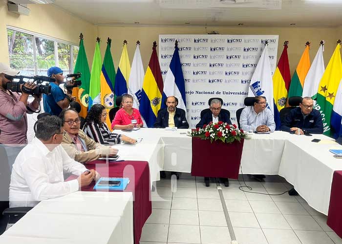 Foto: Conferencia de prensa del CNU en Nicaragua / TN8