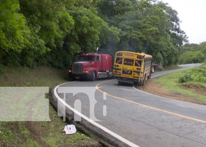 Foto: Accidente de tránsito en el sector de El Crucero / TN8