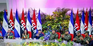 Foto: Acto del 44 aniversario de la Fuerza Aérea de Nicaragua, presidido por el Comandante Daniel Ortega / TN8