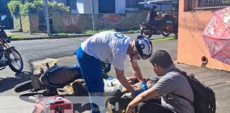 Foto: Accidente de tránsito en Monseñor Lezcano, Managua / TN8