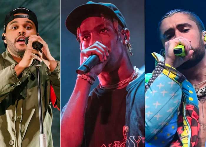Bad Bunny, Travis Scott y The Weeknd lanzan tema musical 