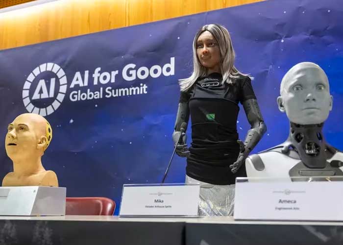 Robots afirman que serán capaces de dirigir el mundo