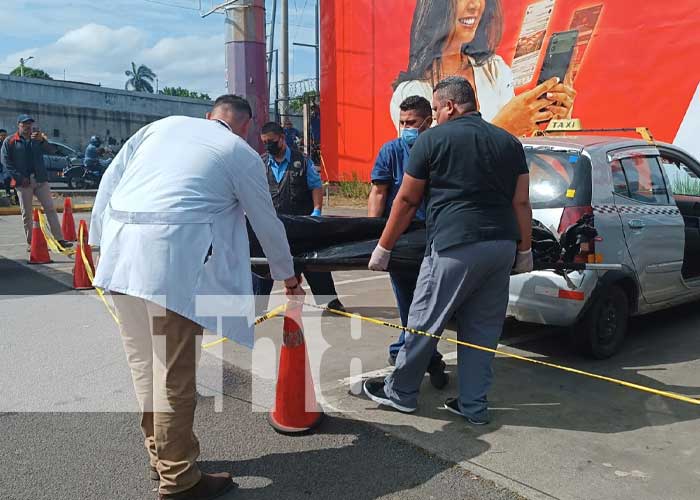 Foto: Hallazgo de un hombre muerto en gasolinera de Rubenia, Managua / TN8