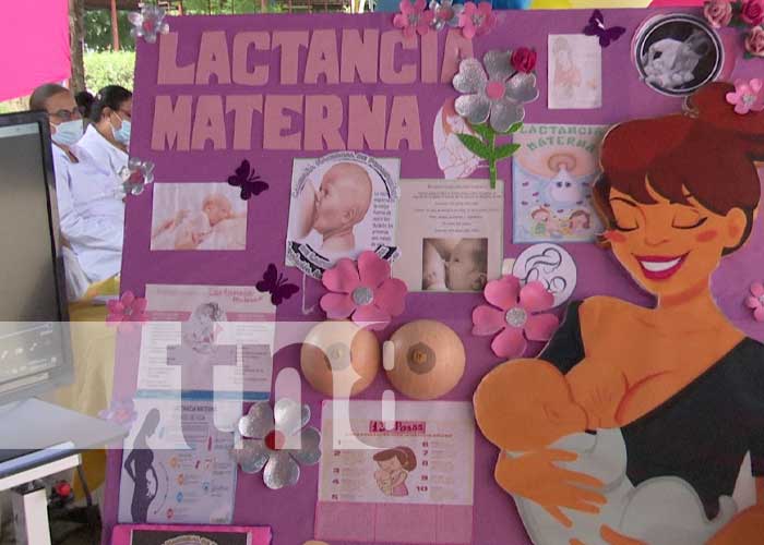 Foto: Silais Managua realizó feria educativa en celebración de la semana de la lactancia materna / TN8