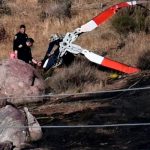 Choque de dos helicópteros contra incendio deja tres muertos en California