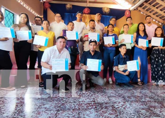 Certifican más protagonistas en la Escuela de Oficio en Muy Muy, Matagalpa
