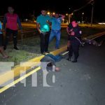 Motociclista "la ve pálida" tras estrellarse contra boulevard en Diriomo