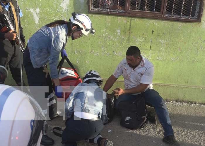 Foto: ¡A pencazos! Dos hombres se dieron con todo en plana vía pública de Estelí / TN8