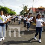 Foto: El Ministerio de Educación, realizó un colorido desfile patrio por las principales Calles del Municipio de Altagracia, en la Isla de Ometepe/TN8