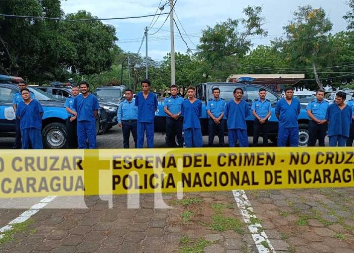 Policía de Nicaragua pone tras las rejas a supuestos delincuentes