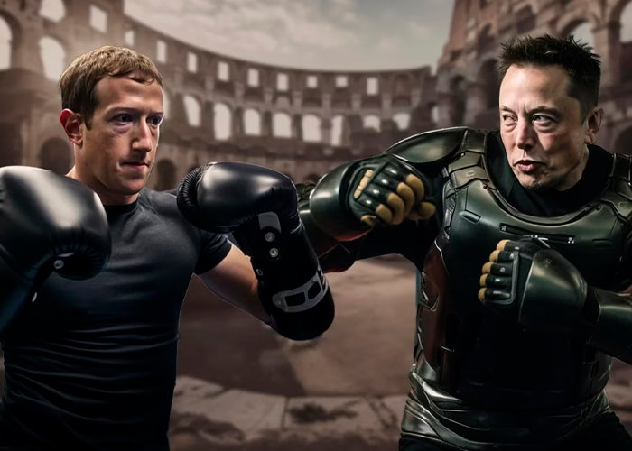 El "combate en jaula" entre Musk y Zuckerberg se transmitirá en vivo en X