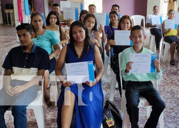 Certifican más protagonistas en la Escuela de Oficio en Muy Muy, Matagalpa