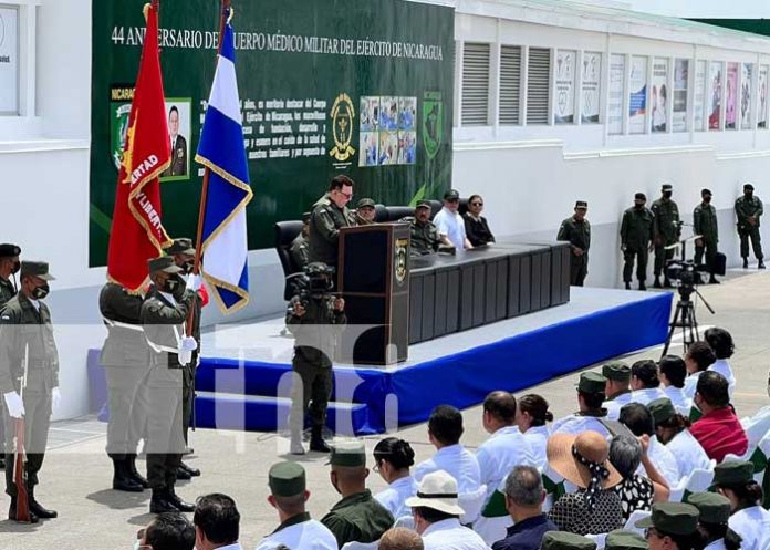 Foto:Entrega de reconocimientos en conmemoración al 44 aniversario del Cuerpo médico Militar del Ejército de Nicaragua/TN8
