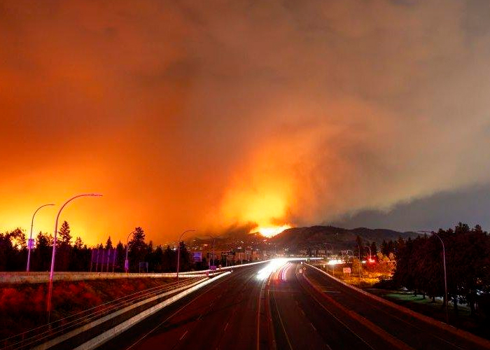 Foto: Columbia Británica en Llamas: Estado de Emergencia por Incendios /  Cortesía 