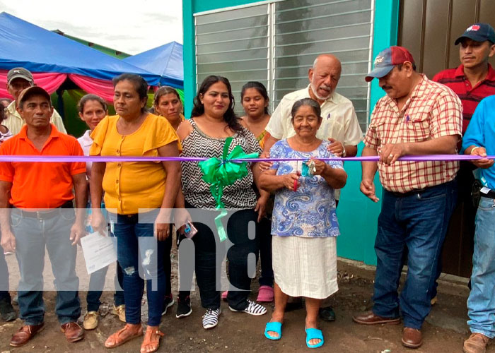 Alcaldía de Juigalpa entrega 9 viviendas de interés social en la Comunidad Aguas Buenas