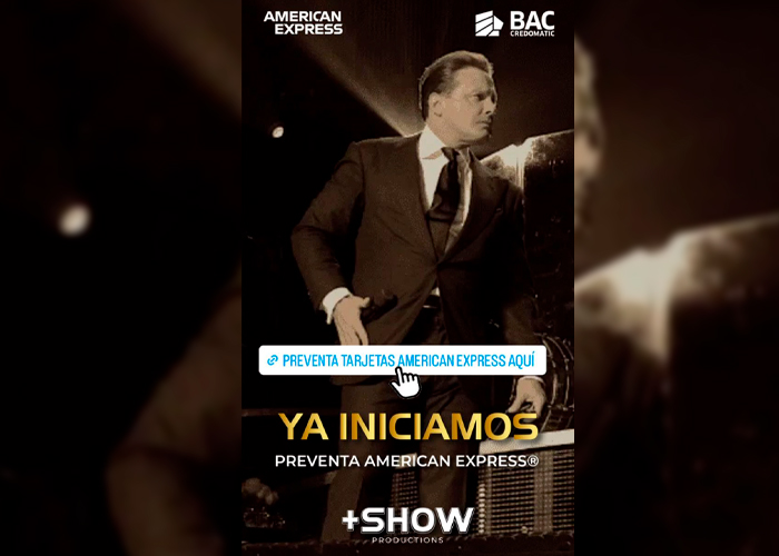 Se rumora que las entradas Mesas Amex y Platinum de Luis Miguel son agotadas