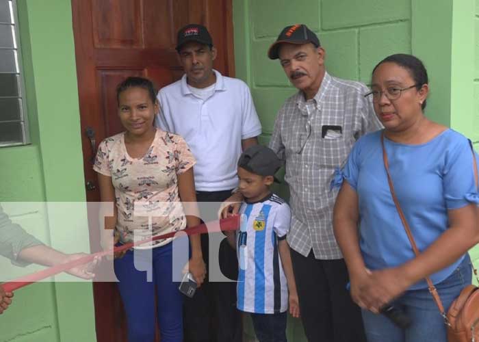 Alcaldía de Nandaime entrega cinco viviendas en el proyecto Bismarck Martínez