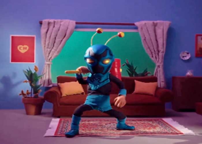 Foto: La película “Blue Beetle” de DC Comics, presenta al Chapulín Colorado, como el primer superhéroe latino protagonista de la pantalla grande.