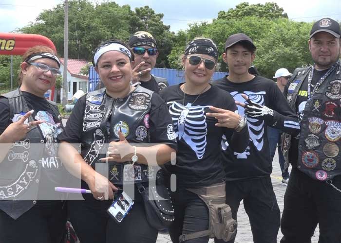 Foto: Motociclistas internacionales visitaron los destinos turísticos de Rivas / TN8