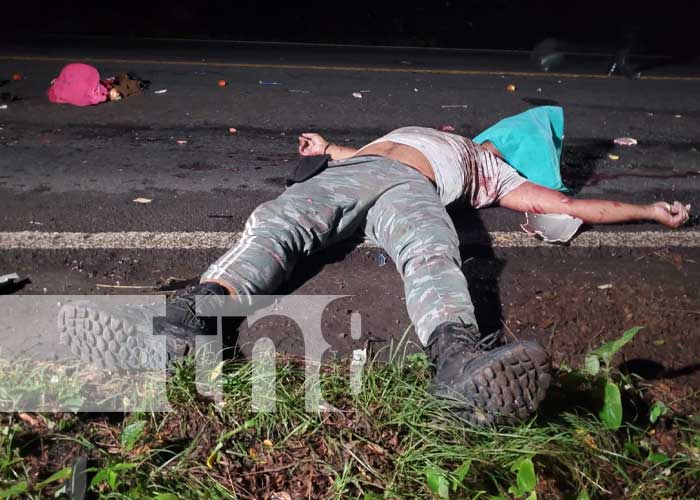 Foto: Muerte instantánea tras pasarle un camión sobre su cabeza en Estelí / TN8