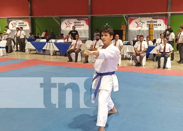 Foto: Este fin de semana se realizó, la primera competencia de karate como parte de los juegos juveniles Managua 2023/TN8