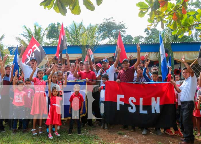 Foto: Inauguraron un aula de clases en la comarca La Pimienta, en Siuna/TN8