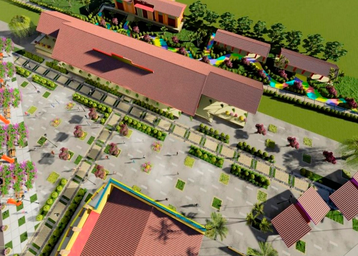 ¡Así lucirá! La remodelación de la Plaza de la Cultura en Masaya (fotos)