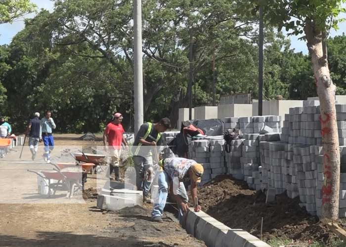Avanza a paso firme proyecto de calles adoquinadas en la turística ciudad de Rivas