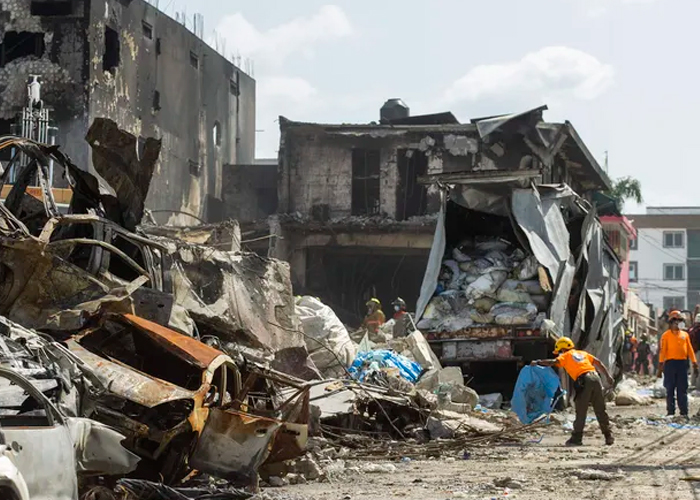 Foto: Tragedia en Centro Comercial Dominicano: 32 Muertos tras Explosión /  Cortesía 