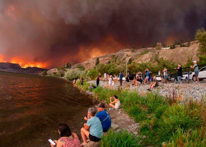 Foto: Columbia Británica en Llamas: Estado de Emergencia por Incendios /  Cortesía 