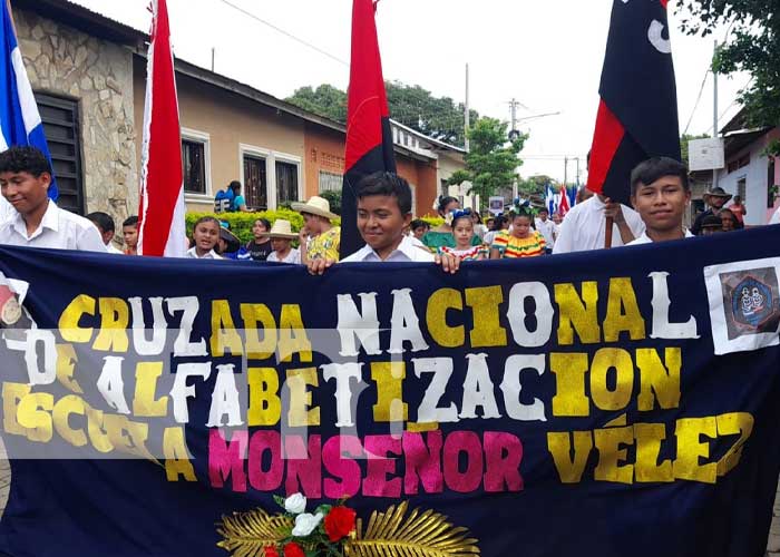 Toda Nicaragua conmemora los 43 años de la Gran Cruzada de Alfabetización