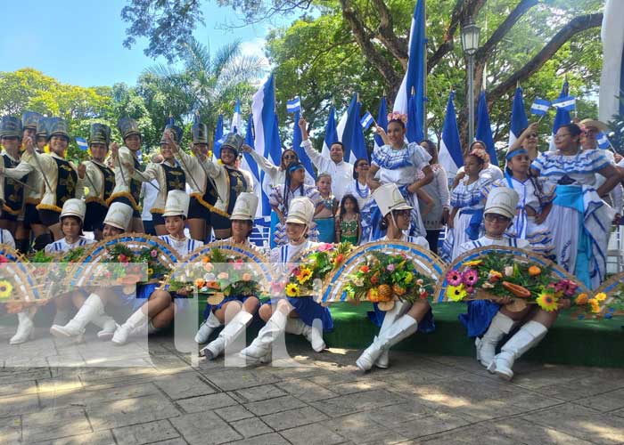 Foto: Nicaragua realizó el lanzamiento de las celebraciones Patrias 2023, con la participación de autoridades educativas y estudiantes / TN8