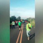 Fotos: Cinco heridos deja el vuelco de un bus en Guanacaste, Costa Rica, la Cruz Roja brindó atención oportuna a los lesionados / Cortesía