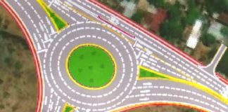 Foto: 43 mil 200 vehículos que circulan a diario en Ciudad Sandino, ahora contarán con nuevo acceso principal, con esta nueva rotonda / Cortesía